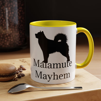 Malamute Mayhem 2-Tone Coffee Mug