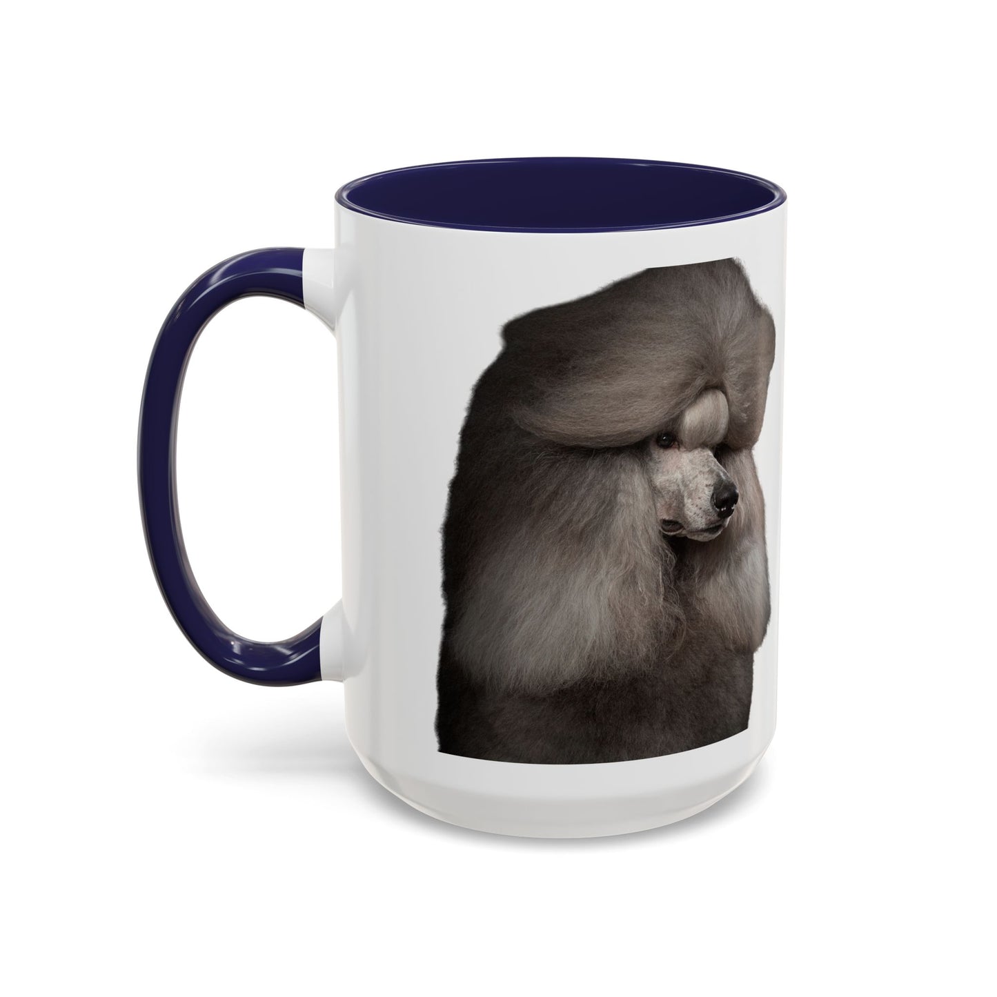 Poodle Head 2-Tone Coffee Mug
