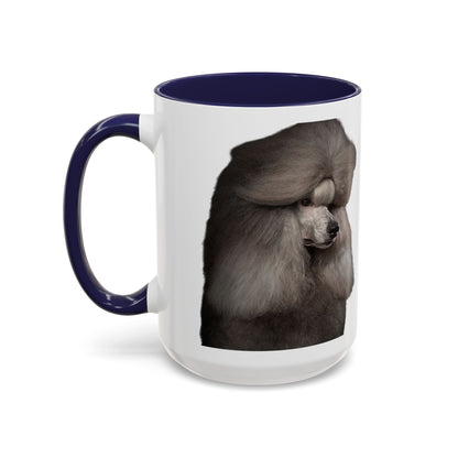 Poodle Head 2-Tone Coffee Mug