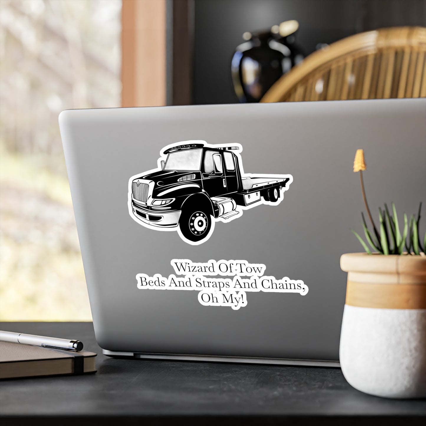 Wizard Of Tow Vinyl Decal