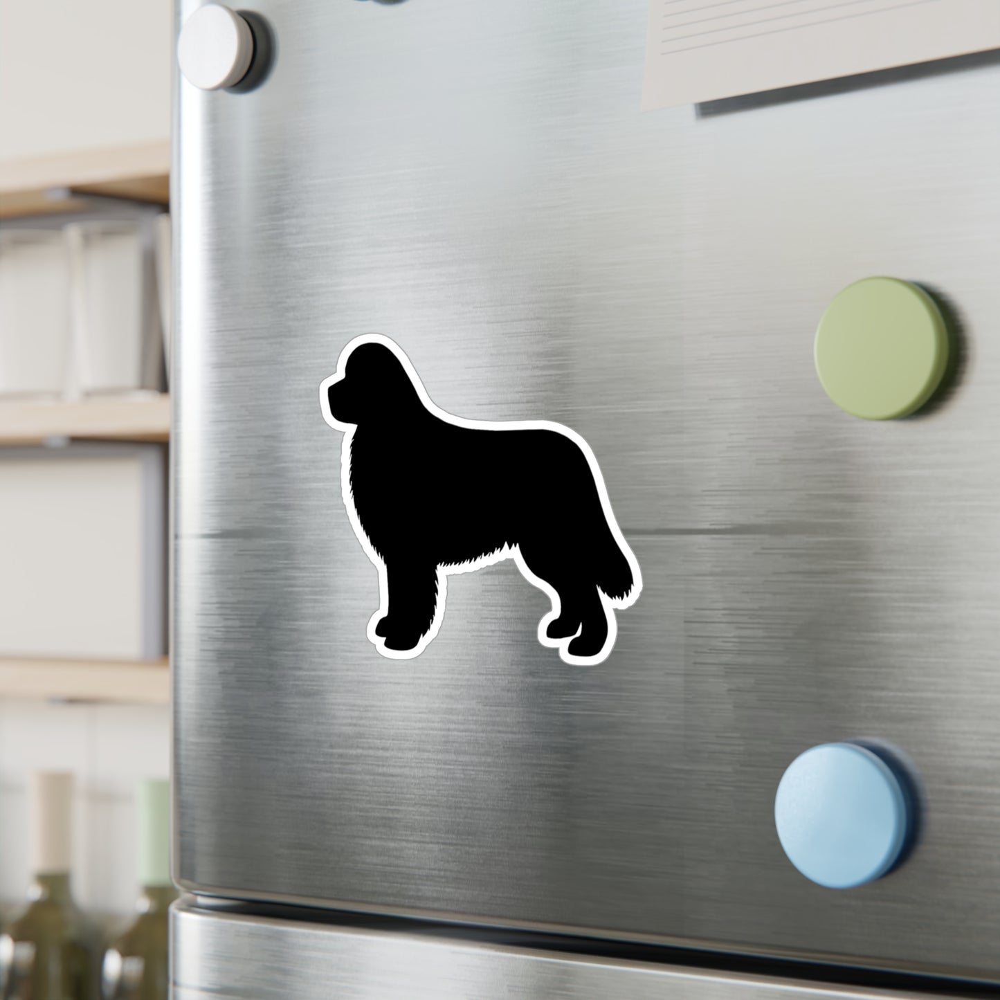 Newfie Silhouette Vinyl Decal