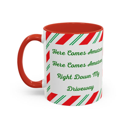 Here Comes Amazon 2-Tone Coffee Mug