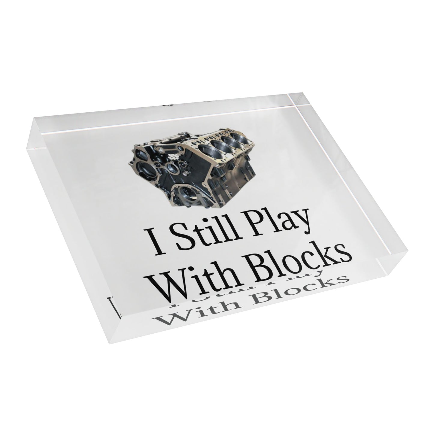 Play With Blocks Acrylic Photo Block