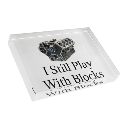 Play With Blocks Acrylic Photo Block