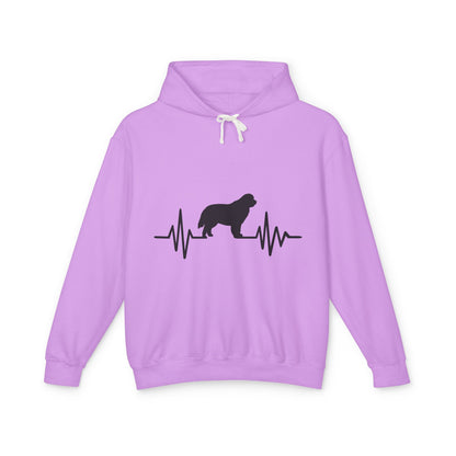 My Heart Beats For Newfies Unisex Lightweight Hoodie