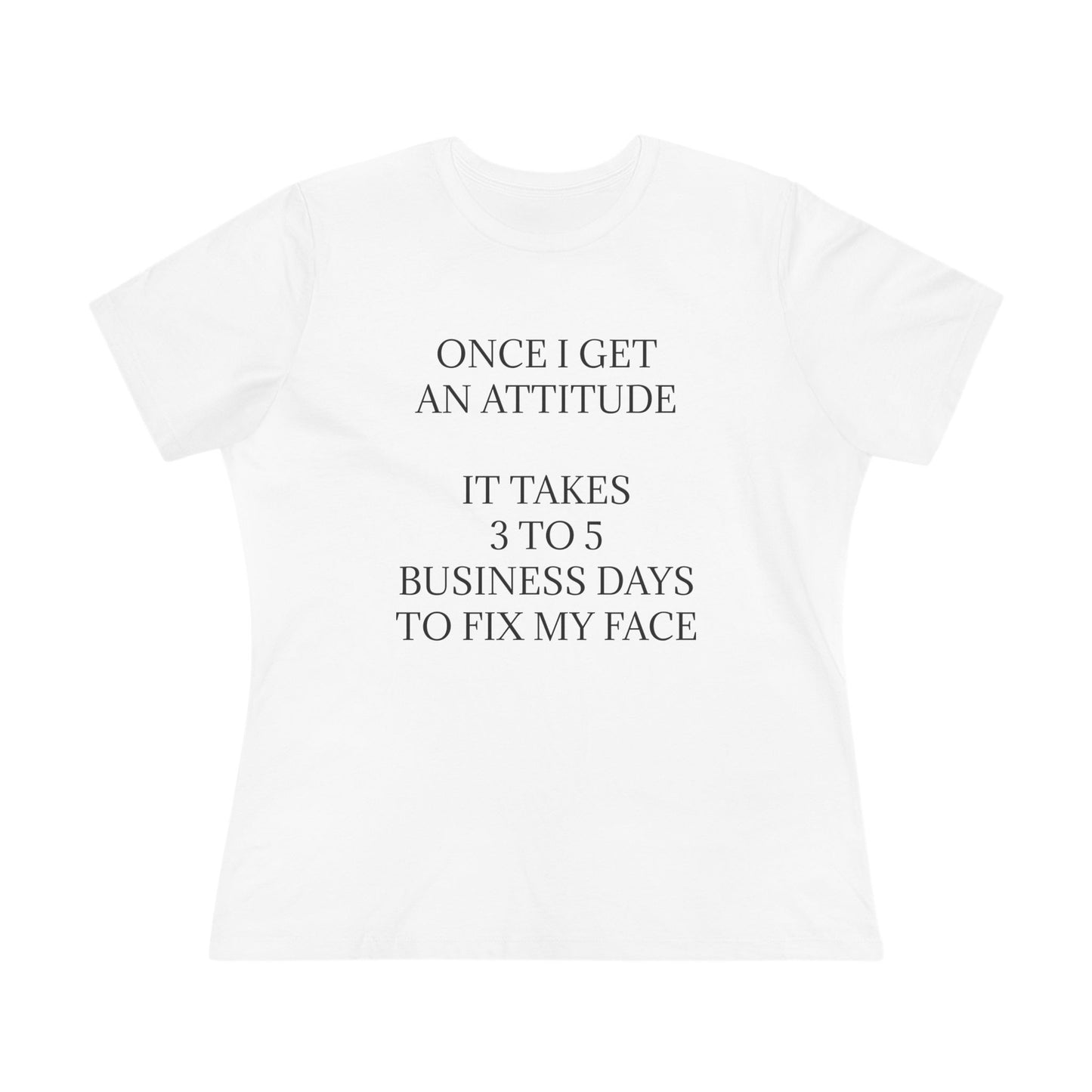 Fix My Face Women's Short Sleeve Crewneck Tee