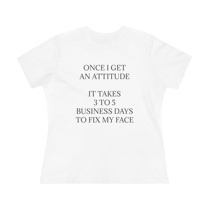 Fix My Face Women's Short Sleeve Crewneck Tee
