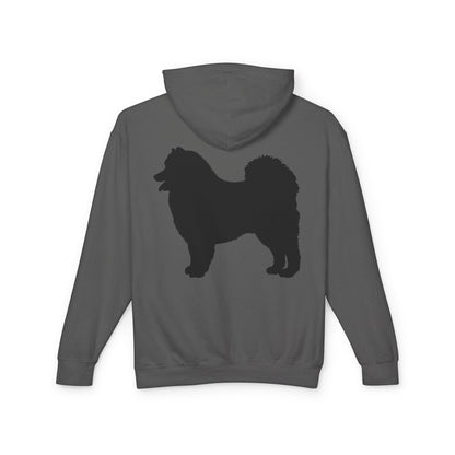 Samoyed Silhouette Unisex Lightweight Hoodie