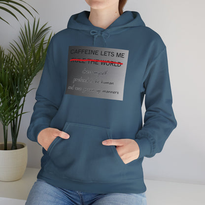 Caffeine Lets Me Unisex Hoodie