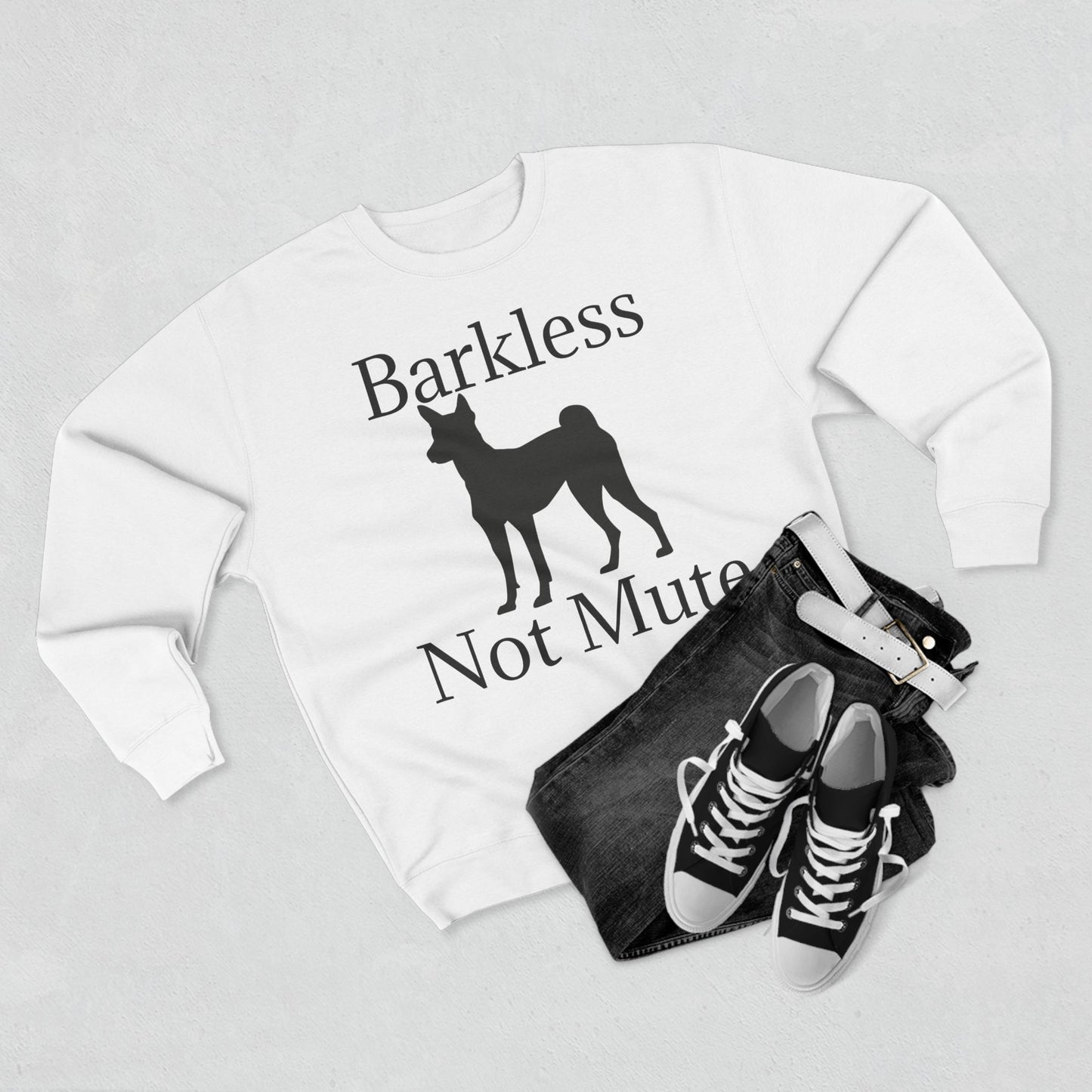 Barkless Not Mute Unisex Crewneck Sweatshirt