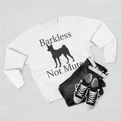 Barkless Not Mute Unisex Crewneck Sweatshirt