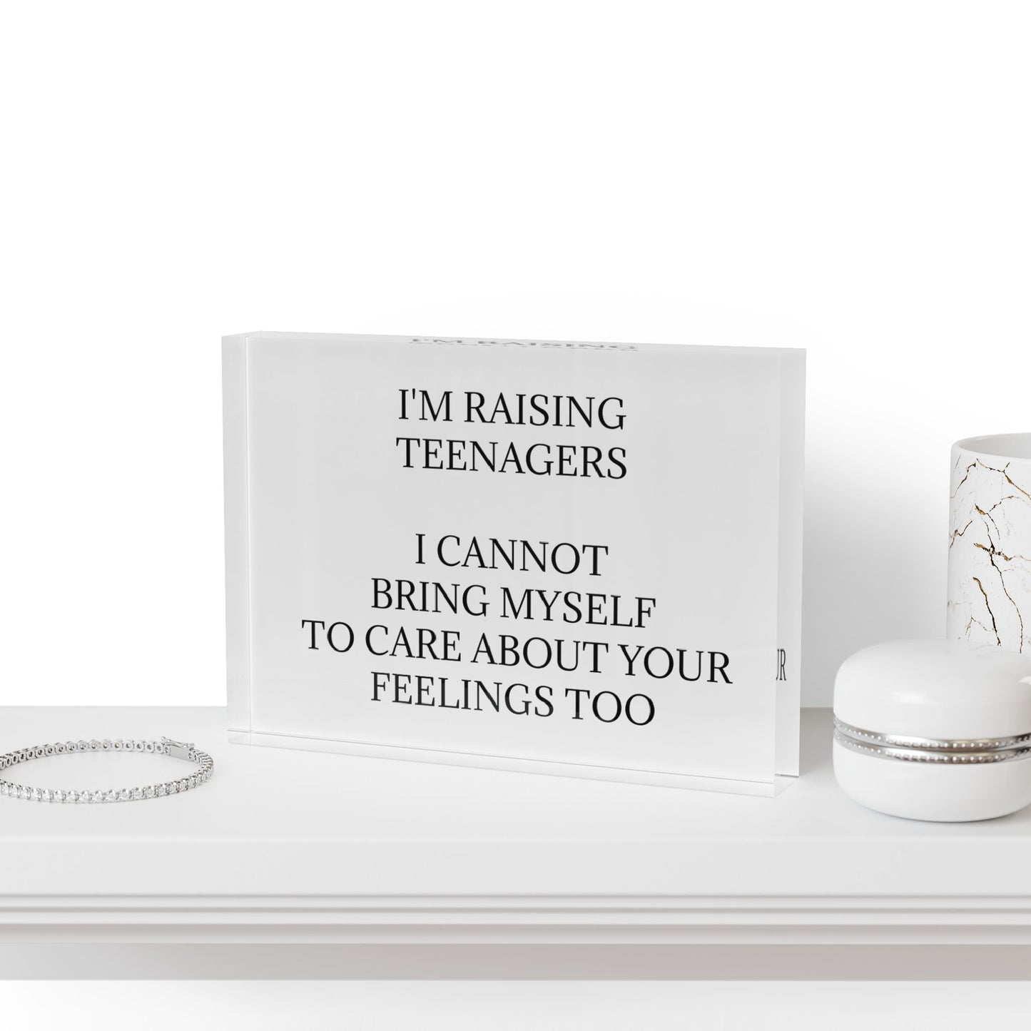 Raising Teenagers Acrylic Photo Block