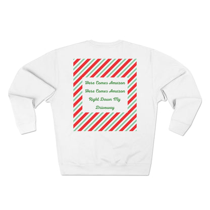 Here Comes Amazon Unisex Crewneck Sweatshirt