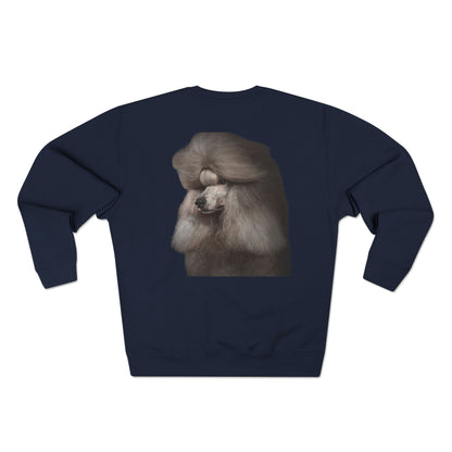 Poodle Head Unisex Crewneck Sweatshirt