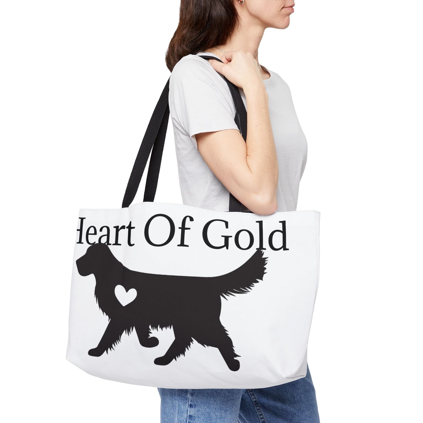 Heart Of Gold Weekender Tote Bag