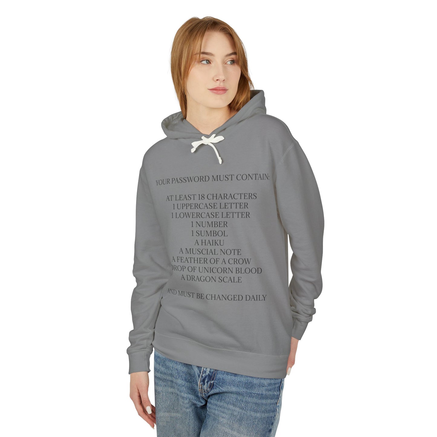 Password Unisex Lightweight Hoodie