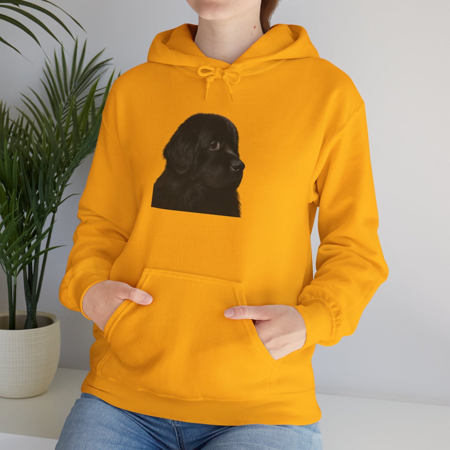 Newfie Head Unisex Hoodie
