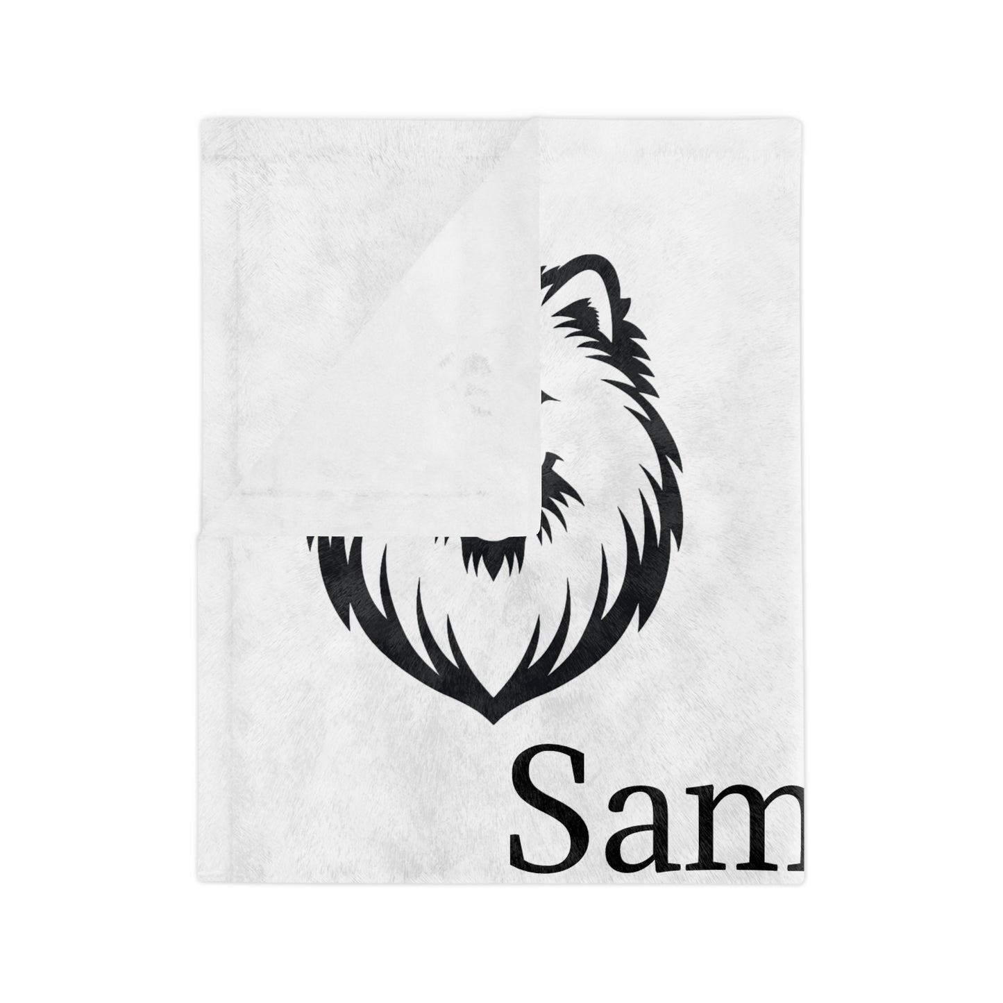 Sammy Smile Velveteen Microfiber Blanket