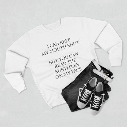 Subtitles Unisex Crewneck Sweatshirt
