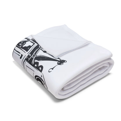 Down To Hook Up Arctic Fleece Blanket