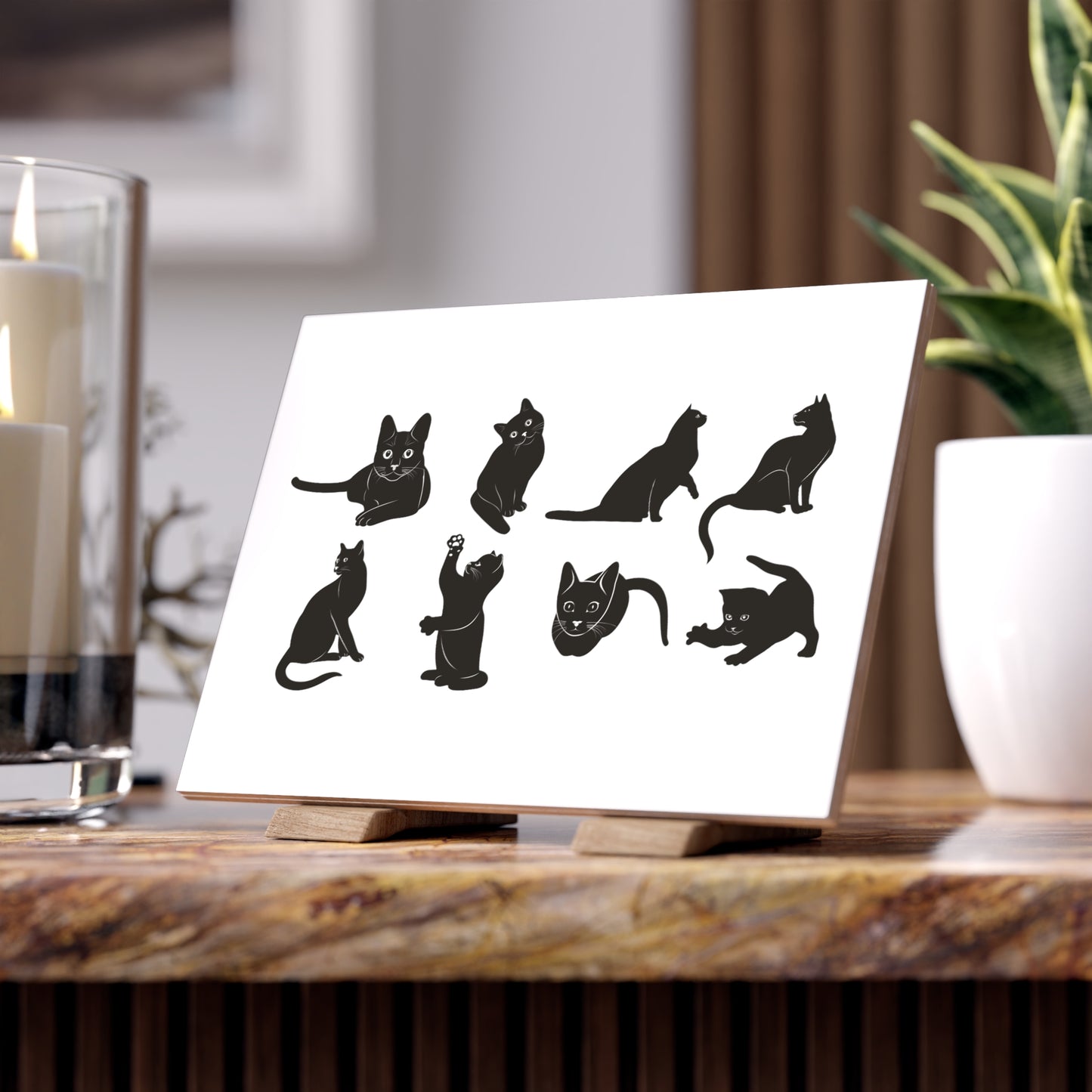 Cats Ceramic Photo Tile