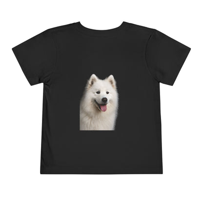 Samoyed Head Toddler Unisex Short Sleeve Crewneck Tee