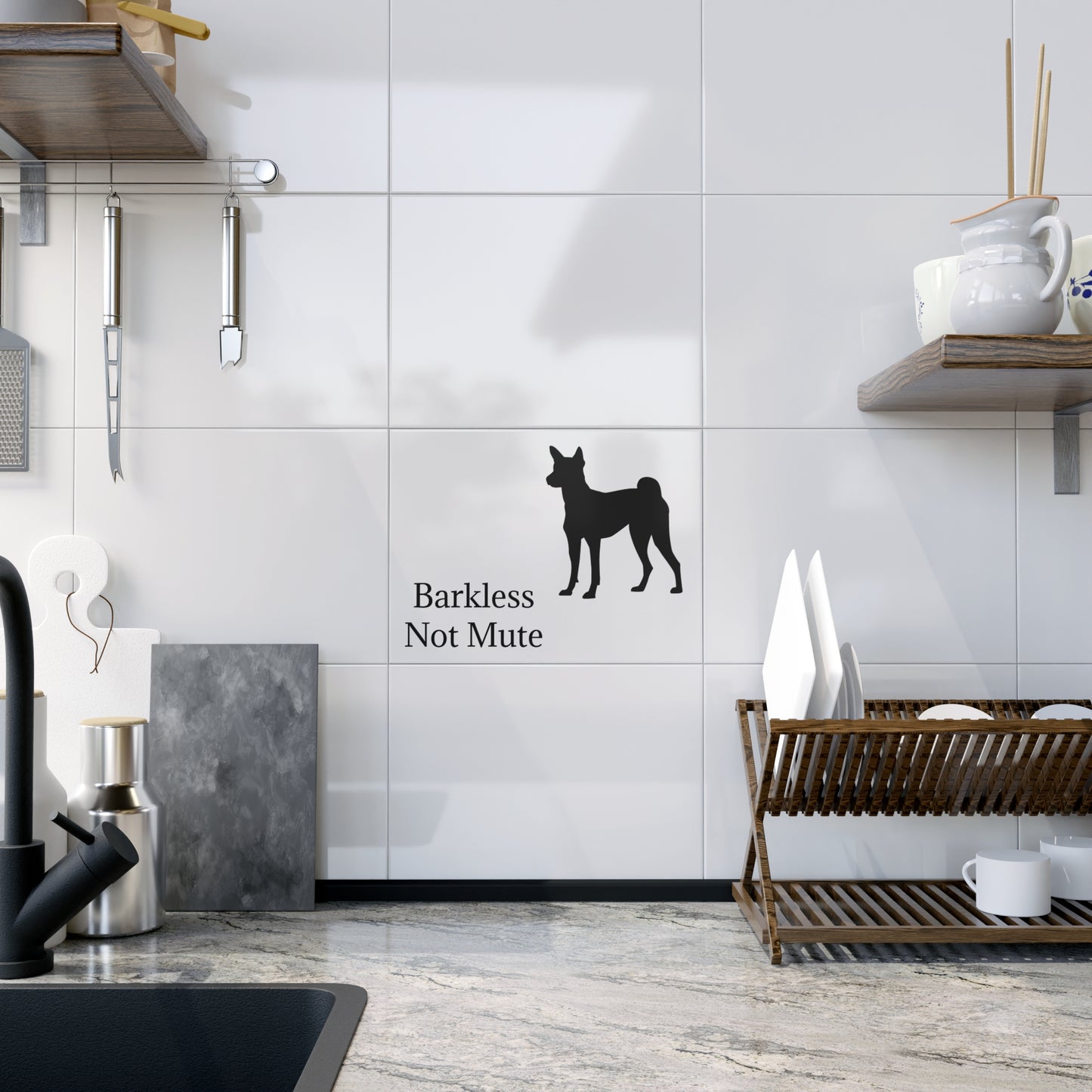 Barkless Not Mute Ceramic Photo Tile