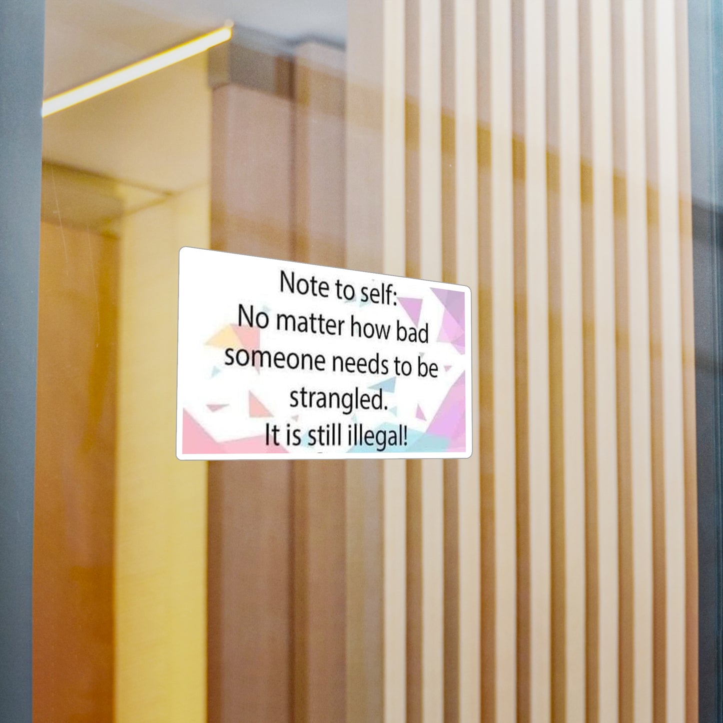 Note To Self Vinyl Decal