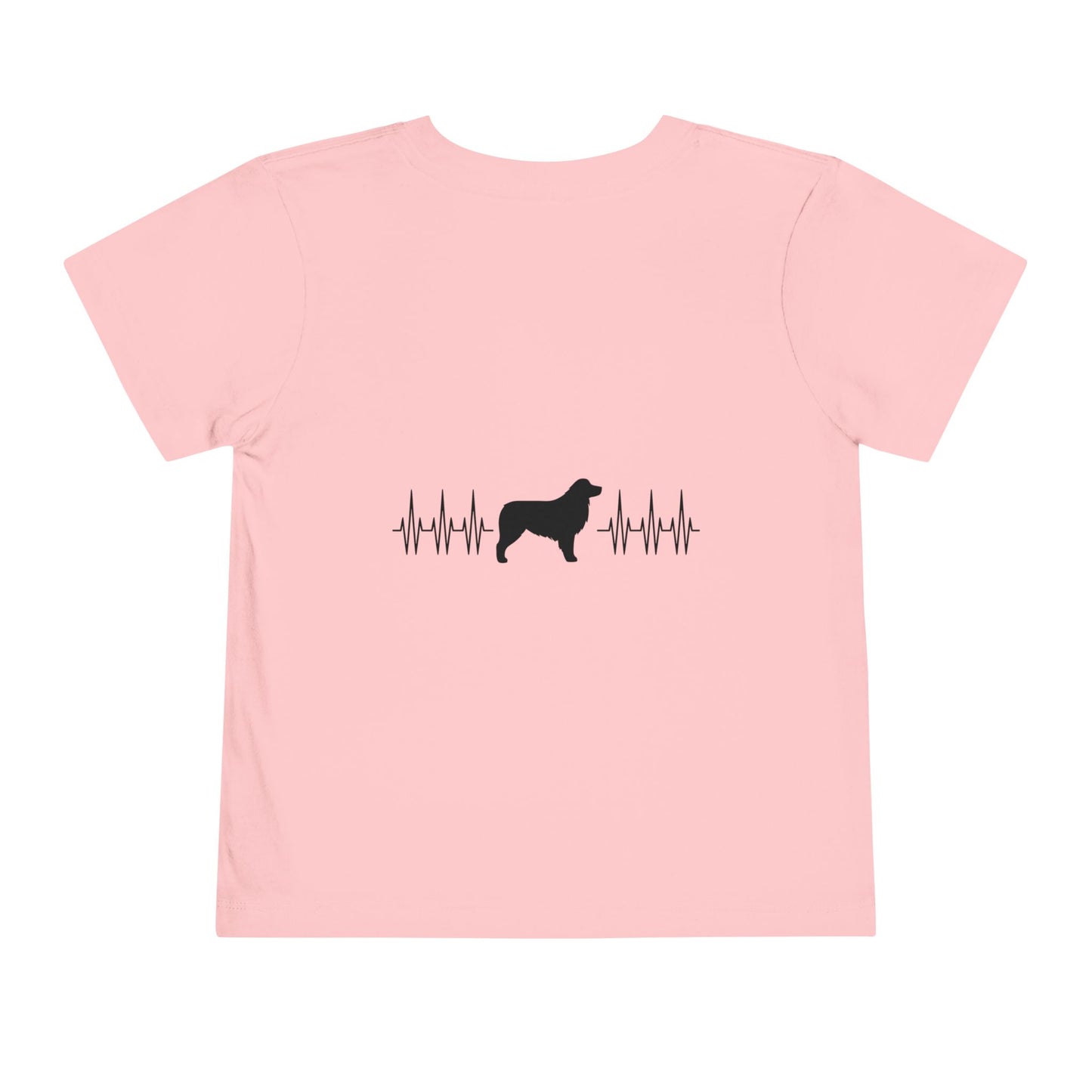 My Heart Beats For Aussies Toddler Unisex Short Sleeve Crewneck Tee