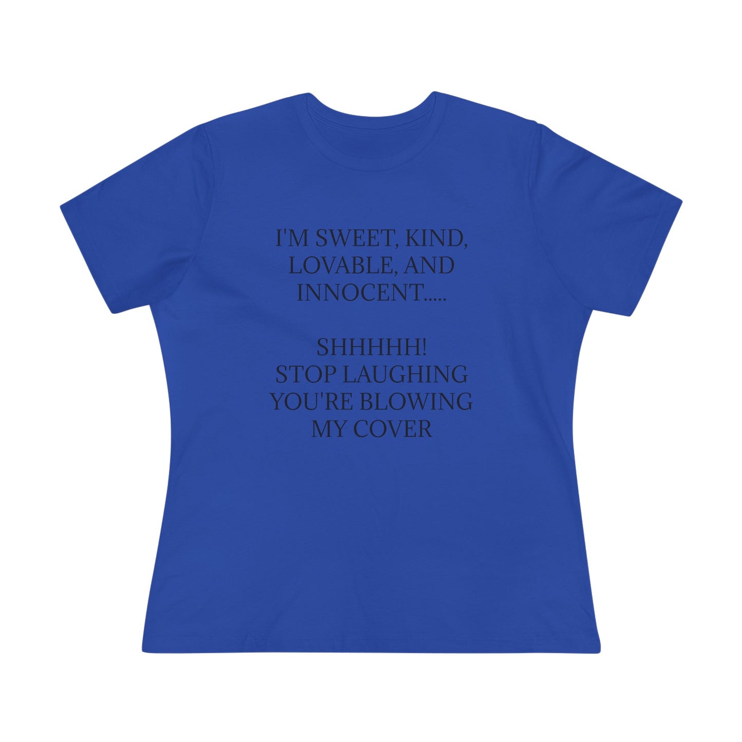 Blowing My Cover Women's Short Sleeve Crewneck Tee