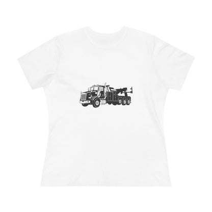 Heavy Tow Truck Women's Short Sleeve Crewneck Tee