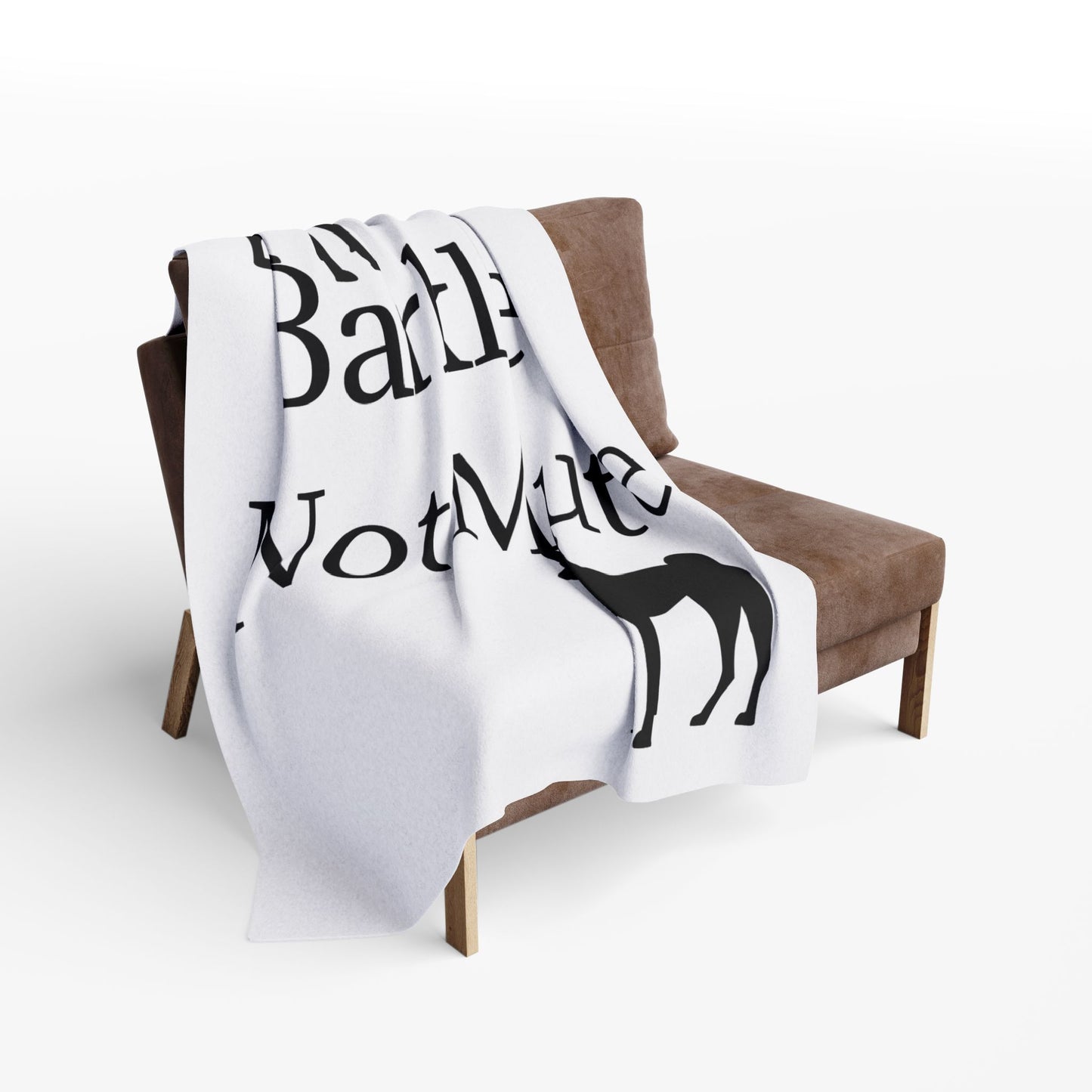 Barkless Not Mute Arctic Fleece Blanket