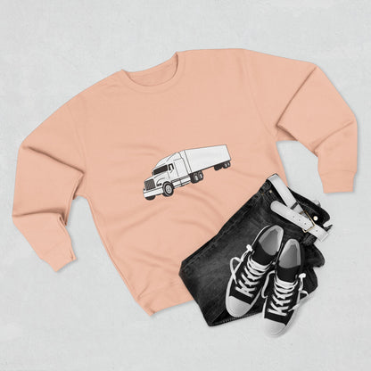 Semi Truck Unisex Crewneck Sweatshirt