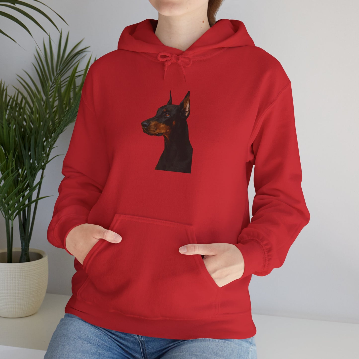 Doberman Head Unisex Hoodie
