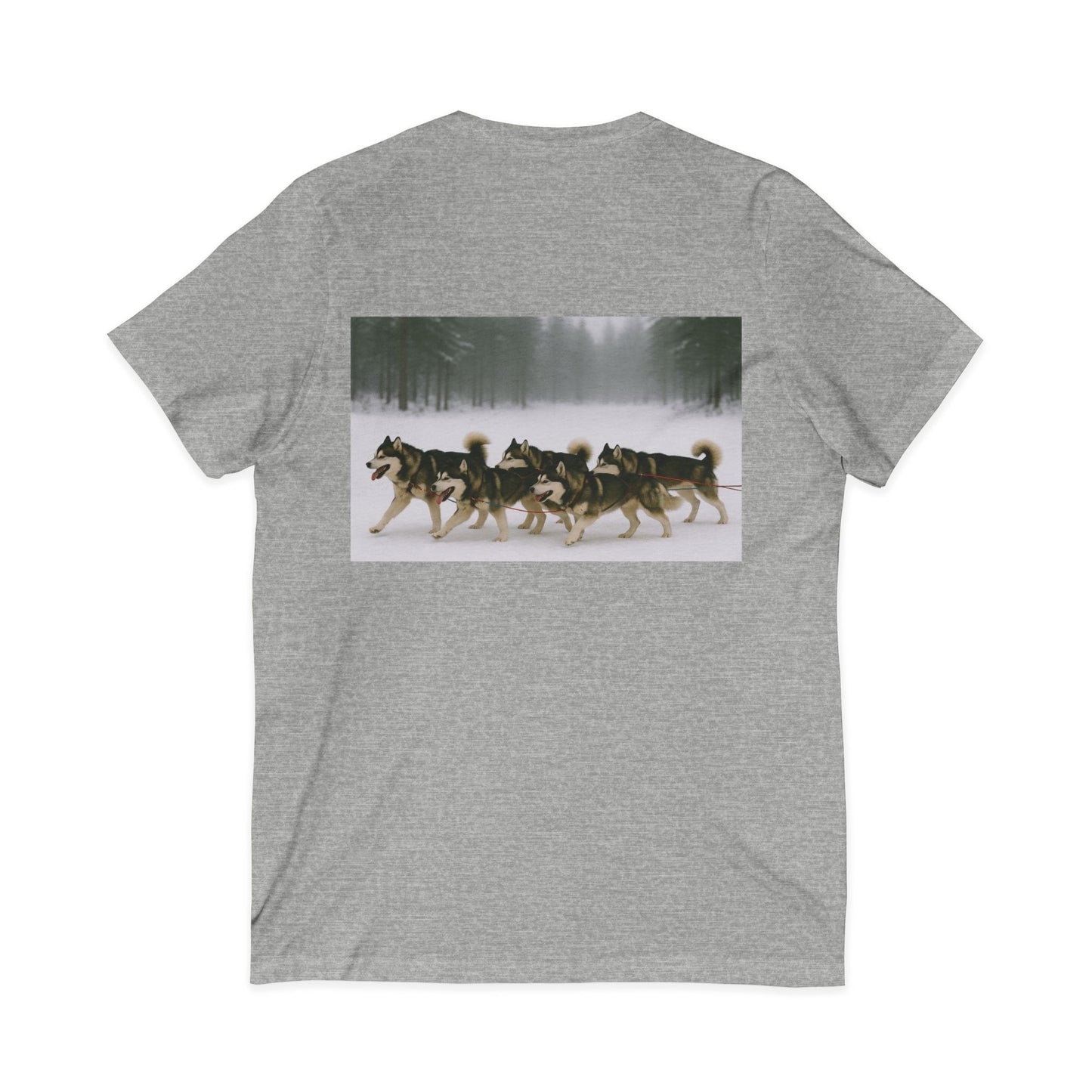 Mush On Unisex Short Sleeve V-Neck Tee