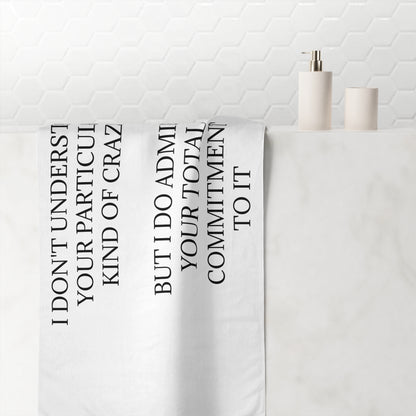 Kind Of Crazy Mink-Cotton  Beach Towel