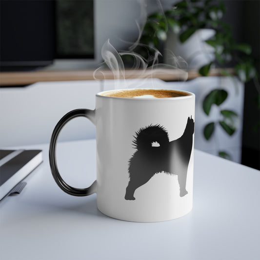 Malamute Silhouette Color Changing Mug