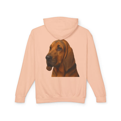 Bloodhound Head Unisex Lightweight Hoodie