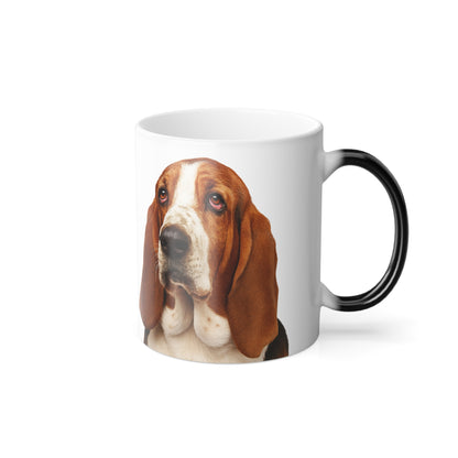 Basset Head Color Changing Mug
