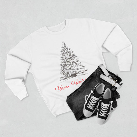 Happy Howl-idays Unisex Crewneck Sweatshirt