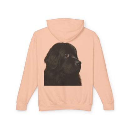 Newfie Head Unisex Lightweight Hoodie