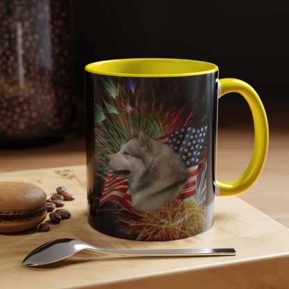 American Malamute 2-Tone Coffee Mug