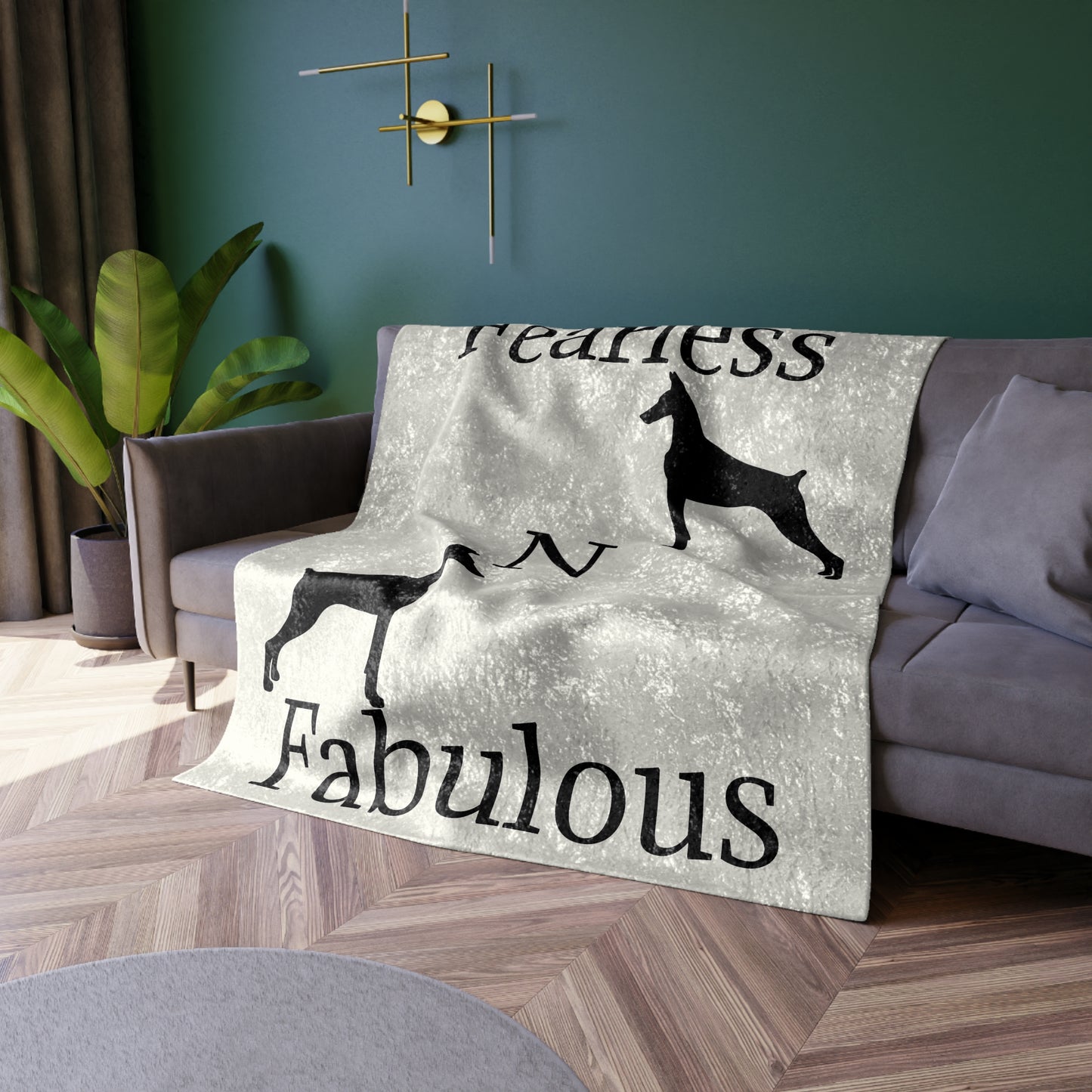 Fearless N Fabulous Crushed Velvet Blanket