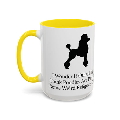 I Wonder 2-Tone Coffee Mug