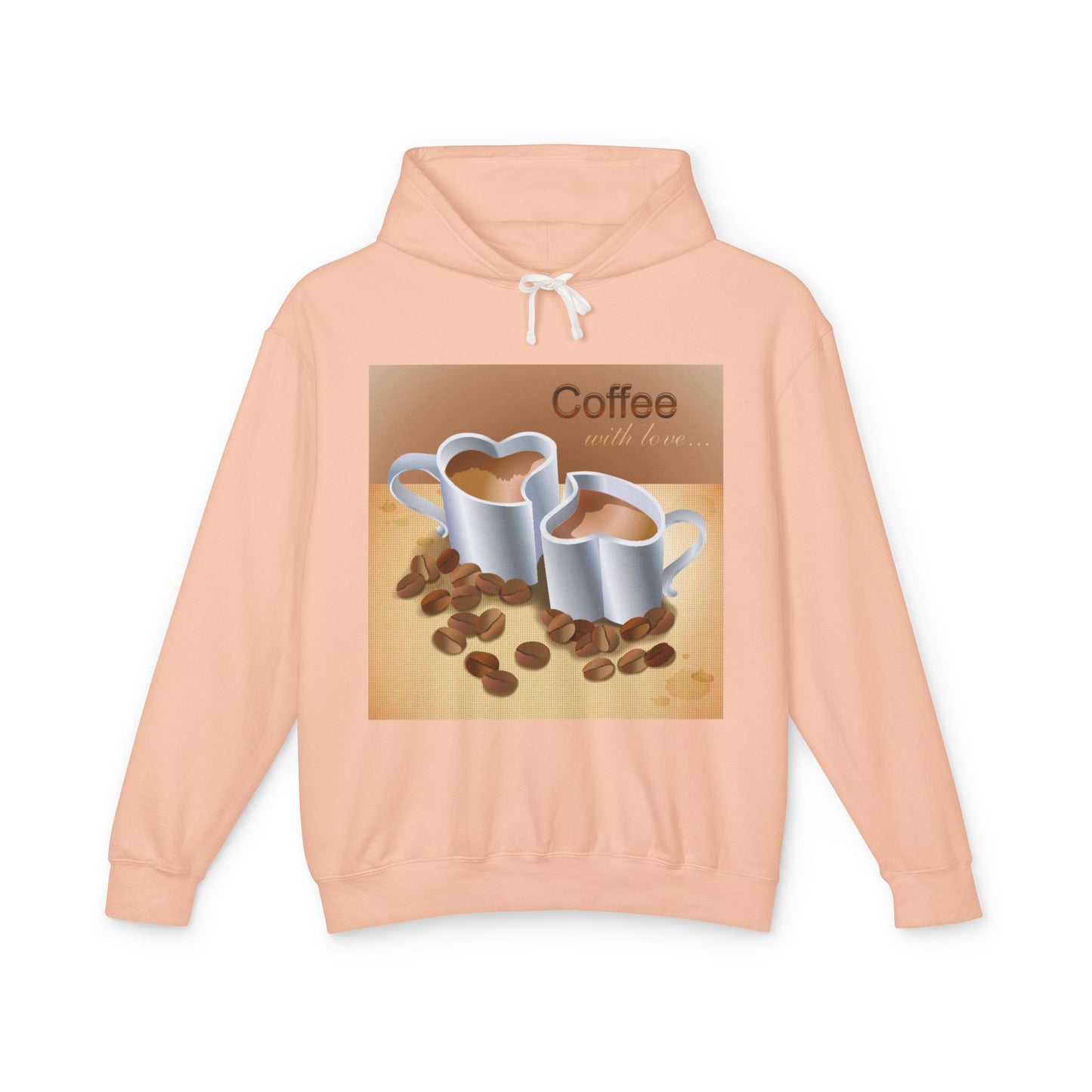 Coffee With Love Unisex Lightweight Hoodie