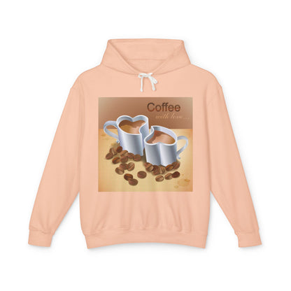 Coffee With Love Unisex Lightweight Hoodie