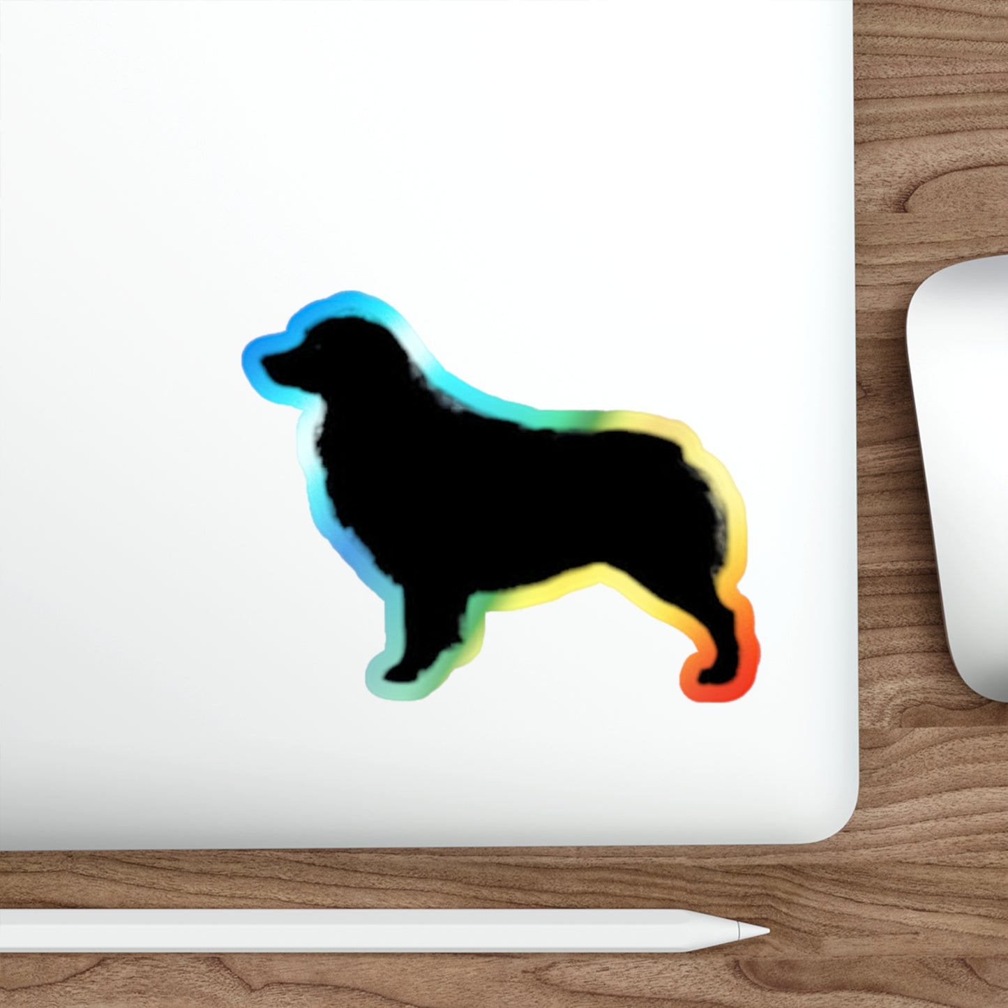 Aussie Silhouette Holographic Sticker
