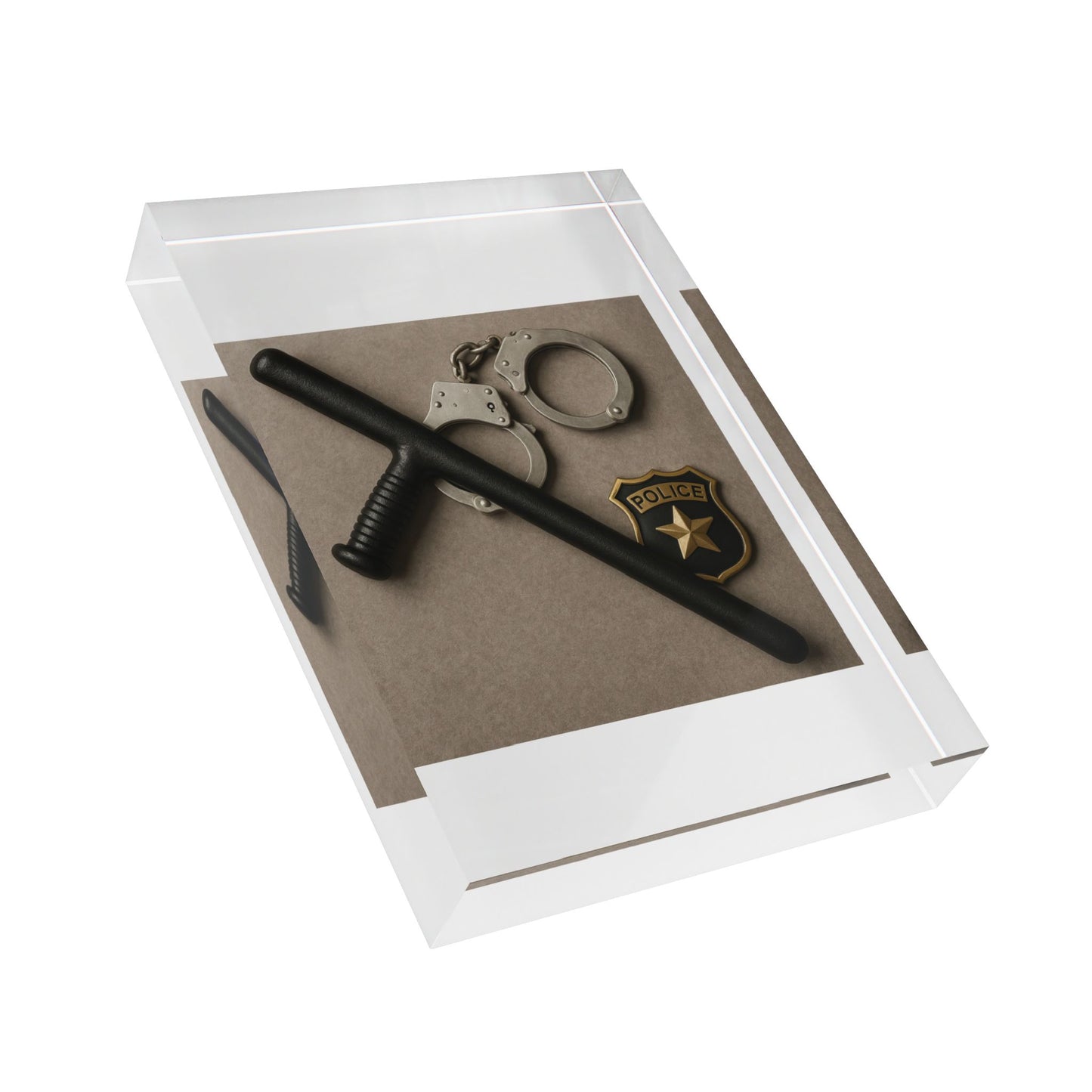 Law Enforcement Appreciation Acrylic Photo Block