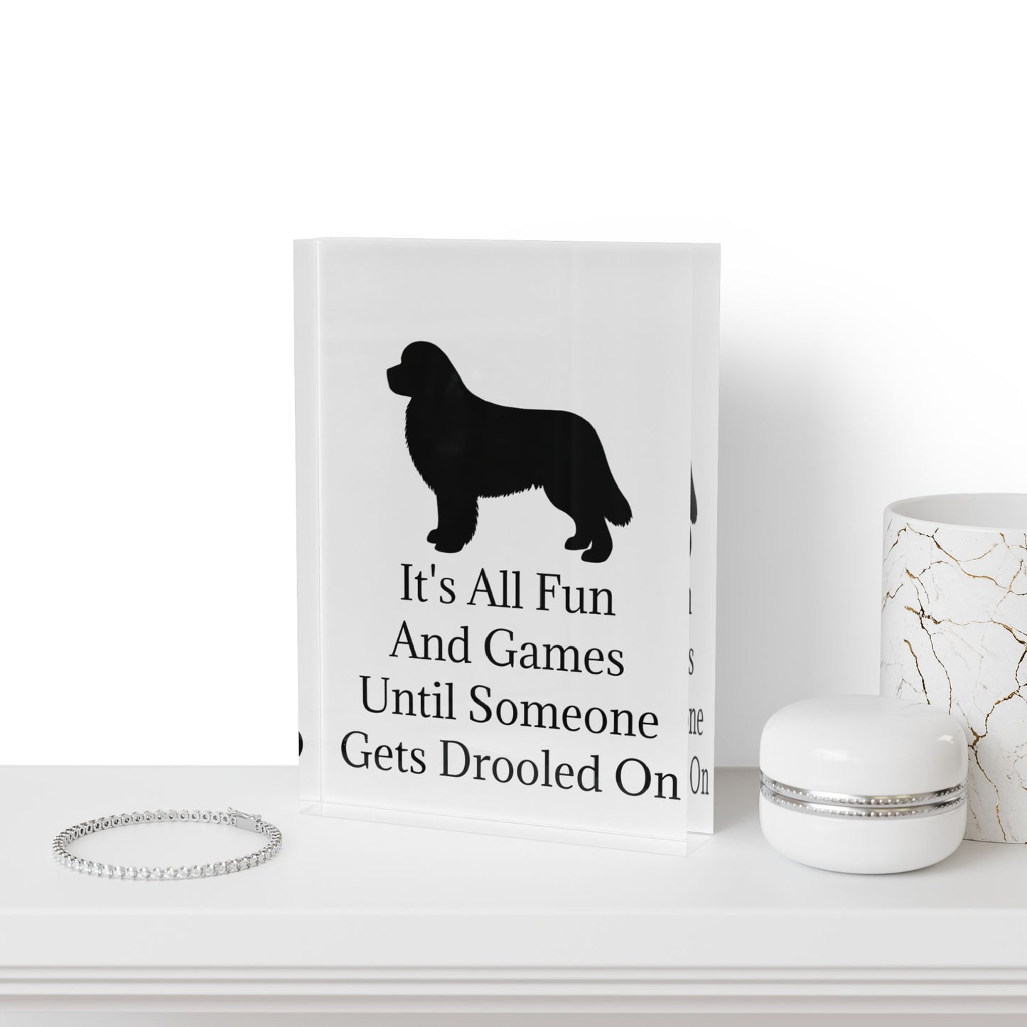 Fun And Games Acrylic Photo Block