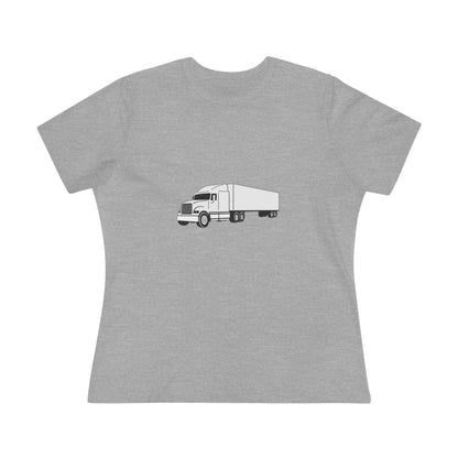 Semi Truck Women's Short Sleeve Crewneck Tee